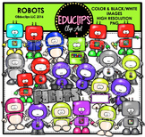 Robots Clip Art Bundle  {Educlips Clipart}