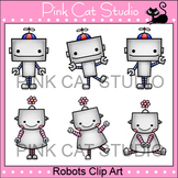 Robots Clip Art - Personal & Commercial Use