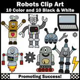 Robots Clipart Moveable for Commercial Use