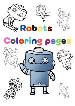 Preview of Robots Coloring Pages