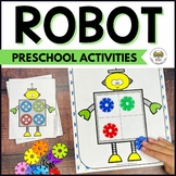 Robot Preschool Activity Pack- Math and Literacy Center Ac