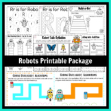 Robots Theme Homeschool Printable Package