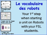 Robots Vocabulary en Français