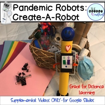 Preview of Robots in a Pandemic Google Slides Videos