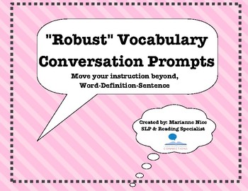 Robust Vocabulary Conversation Prompts By Language And Learning