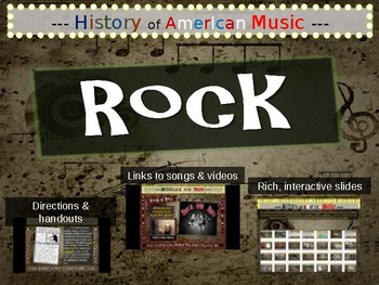 Preview of Rock: A comprehensive & engaging Music History PPT (links, handouts and more)