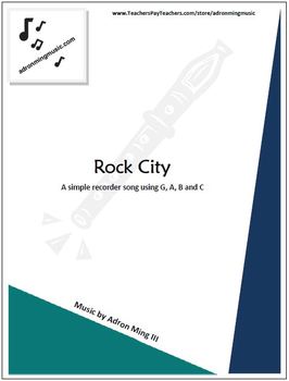 Preview of "Rock City" Fun Recorder Music with Background Track
