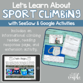 Rock Climbing Informational Reader and Activity - Digital 