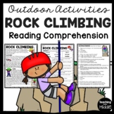 Rock Climbing Informational Reading Comprehension Workshee