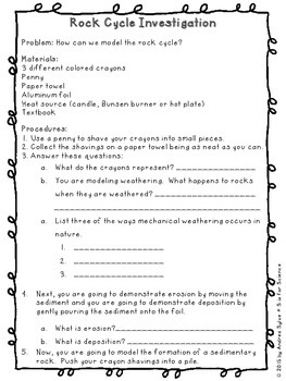 Model the Rock Cycle with Crayons