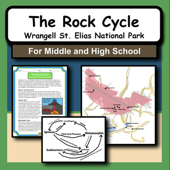 Preview of Rock Cycle Activities and Quiz: Wrangell St. Elias National Park for Science