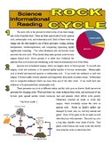 Rock Cycle - Article Questions Puzzles (no prep / sub plan
