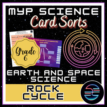 Preview of Rock Cycle Card Sort - Earth and Space Science - Grade 6 MYP Science