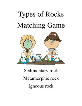 Preview of Rock Cycle Card Sort / Game