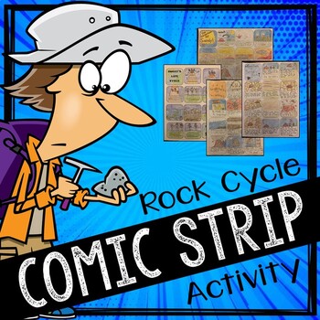 Rock Cycle Comic Strip Activity by Katie Sue Meyer | TPT