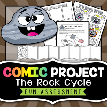 Preview of Rock Cycle Project - Comic Strip Activity