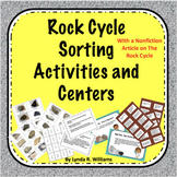 Rock Cycle Sorting Activities and Centers