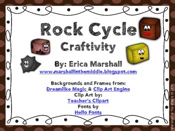 Preview of Rock Cycle Craftivity