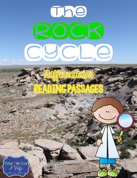 Preview of Rock Cycle Differentiated Reading Passages and Questions