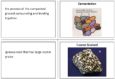 Rock Cycle Flashcards & Quiz Pack with Modified Quiz