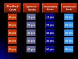 Rock Cycle Jeopardy Review Game - PowerPoint