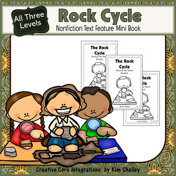 Preview of Rock Cycle Mini Book BUNDLE