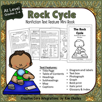 Preview of Rock Cycle Mini Book (At Level)