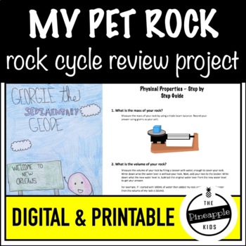 Preview of Rock Cycle - My Pet Rock Project