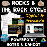 Rock Cycle PowerPoint, Notes, and Kahoot! - Digital & Printable