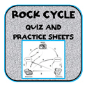 Rock Cycle Quiz with answer key and practice worksheets