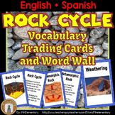 Rock Cycle Vocabulary Cards and Word Wall Bundle