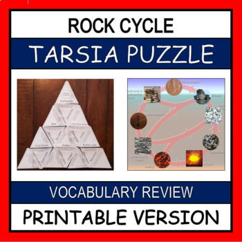 Preview of ROCK CYCLE Tarsia Puzzle | Print, Cut & Ready to Go