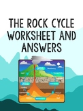 Rock Cycle Worksheet and Answers