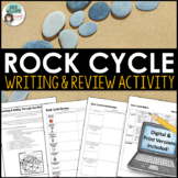 Rock Cycle - Writing & Review Activity - Digital & Print