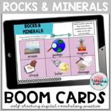 Rock Cycle and Rocks Minerals Vocabulary Activities Boom Cards