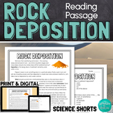 Rock Deposition Reading Comprehension Passage PRINT and DIGITAL