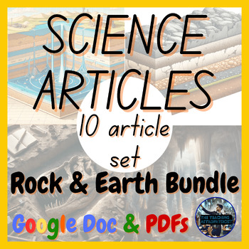 Preview of Rock & Earth Bundle | 10 Articles Set Earth Science | Geology (Google Version)