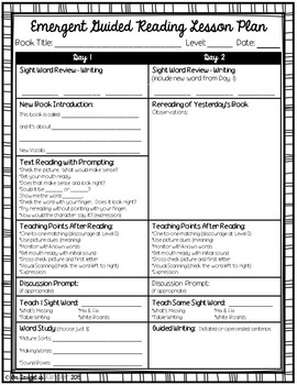 ROCK Guided Reading Emergent Version {Levels A-C} by On Target In Kinder