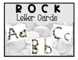 Letter Cards Made With Rocks