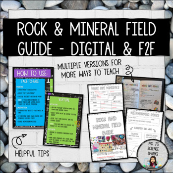 Preview of Rock & Mineral Field Guide: A Guided Project for Digital & F2F