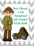 Rock, Mineral & Soil Test w/ Study Guide!