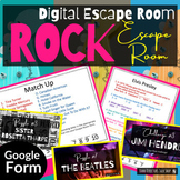 Rock Music Escape Room - Learn about Rock Music!