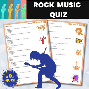 Preview of Rock Music Trivia Quiz | Rock Music Quiz | American Pop Culture Quiz