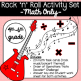 Rock 'N' Roll Activity Set- MATH ONLY