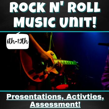 Preview of Rock N' Roll Music Unit!