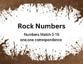 Rock Numbers File Folder Game