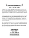 Rock On Wednesdays Poetry Analysis - Knockin' on Heaven's 