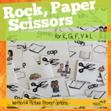Speech Therapy Articulation Game for K G F V & L | Rock Pa
