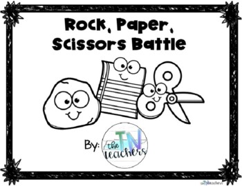 Preview of Rock Paper Scissors Battle **Editable Digital Resource