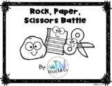 Rock Paper Scissors Battle **Editable Digital Resource